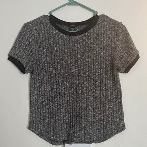 Grey Knit Top